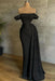 White Prom Dress Sleeveless Elegant Pleated Off-the-Shoulder Satin Evening Dress - Prom Dresses