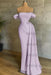 White Prom Dress Sleeveless Elegant Pleated Off-the-Shoulder Satin Evening Dress - Prom Dresses