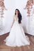 White Romantic Long Sleeves Appliques Ruffles Wedding Dresses - wedding dresses