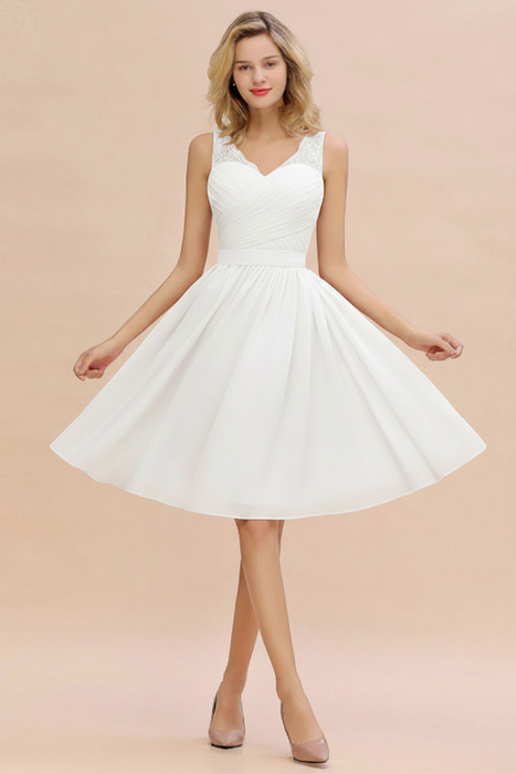 Short Aline Chiffon Bridesmaid Dresses
