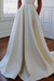 Charming V-neck Bow Back A-Line Wedding Dress - Wedding Dresses