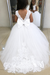 White Sleeveless Flower Girls Dresses Ball Gown for little Kids - Flower Girl Dresses
