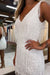 White V-Neck Backless Tight Short Homecoming Dress with Fringes