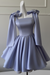 Wisteria Sexy Satin Aline Homecoming Dress Short Prom Dress with Straps