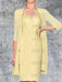 Yellow Knee-Length V-Neck Sheath/Column Mother of the Bride Dresses