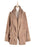 Faux Fur Coats For Women Long Sleeves Casual Faux Fur Coat Stretch Coffee Brown Overcoat