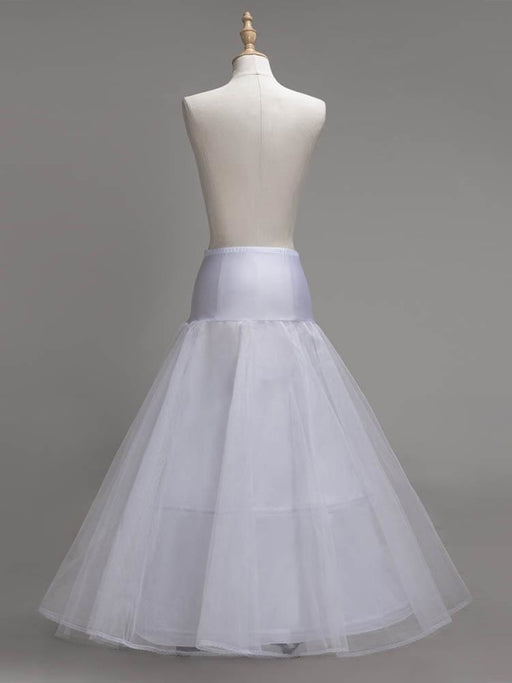 2 Hoops 1 Layer Tulle A-Line Wedding Petticoats | Bridelily - wedding petticoats