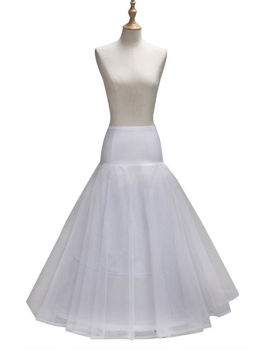 2 Hoops 1 Layer Tulle A-Line Wedding Petticoats | Bridelily - wedding petticoats