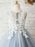 Flower Girl Dresses Jewel Neck Sleeveless Lace Bodice Formal Kids Pageant Dresses