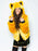 Faux Fur Coats For Women Hooded Long Sleeves Casual Oversized Orange Winter Coat