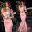 Blush Pink One-Shoulder Prom Gown with Elegant Long Sleeves