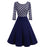 A| Bridelily Black Dot Round Neck Street Lace Dress - lace dresses