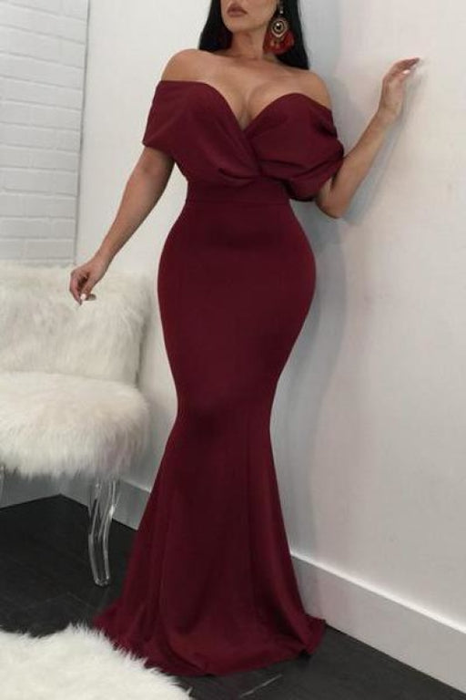 A| Bridelily Chic Sweetheart Long Formal Dress | 2020 Mermaid Prom Dress - Prom Dresses