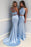 A| Bridelily Chiffon Beads Sequins Mermaid Two-piece Prom Dresses - Prom Dresses