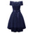 A| Bridelily Cocktail Dresses Simple A-Line lace Elegant Summer Lace Dress - Blue / S - lace dresses