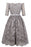 A| Bridelily Dress Gray Elegant Homecoming Dress A Line Off The Shoulder Half Sleeves - lace dresses