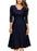 A| Bridelily Half Sleeve Burgundy Womens Cocktail Evening Party Dress - Blue / S - lace dresses