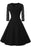 A| Bridelily Half Sleeve Burgundy Womens Cocktail Evening Party Dress - Black / S - lace dresses