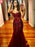 A| Bridelily Mermaid Strapless Tulle With Sequin Floor-Length Dresses - Prom Dresses