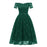 A| Bridelily New A-line Women Lace Street Dress - S / Green - lace dresses