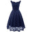 A| Bridelily Pink A-Line Lace Dress - Blue / S - lace dresses