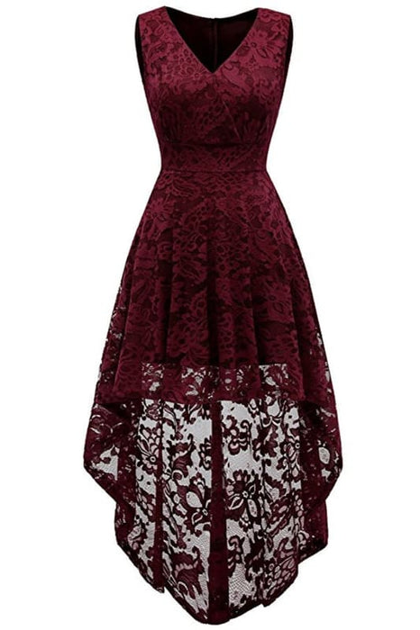 Simple Cocktail Short Lace Dresses For Women - Bridelily Simple Cocktail Short Lace Dresses For Women - Bridelily