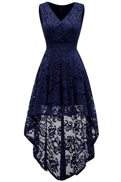 Simple Cocktail Short Lace Dresses For Women - Bridelily Simple Cocktail Short Lace Dresses For Women - Bridelily