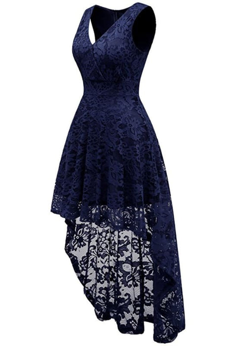 Simple Cocktail Short Lace Dresses For Women - Bridelily Simple Cocktail Short Lace Dresses For Women - Bridelily