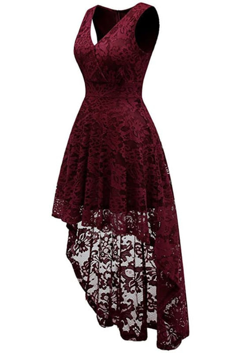 Simple Cocktail Short Lace Dresses For Women - Bridelily Simple Cocktail Short Lace Dresses For Women - Bridelily