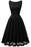 A| Bridelily V-Back Formal Cocktail Party Dress - S / Black - lace dresses