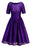 A| Bridelily Women Street Lace Crochet Dress Short Sleeve Evening Cocktail Dresses - S / Purple - lace dresses