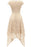 A| Bridelily Womens Floral Lace Cap Sleeve Handkerchief Hem Cocktail Party Swing Dress - lace dresses
