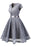 A| Bridelily Womens Street 1950s Short Sleeve A-Line Cocktail Party Dress - S / Grey - lace dresses