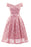 A| Bridelily Womens Street Off Shoulder Lace Dress - S / Pink - lace dresses