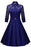 A| Bridelily Womens V-Line Dress Medium Bright Blue - lace dresses
