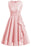 A| Chicoth Women Street Ruffles Belt Floral Lace Bridesmaid Chiffon Dress - S / Pink - lace dresses