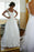 A-Line Lace White Straps Pretty Sleeveless Wedding Dress - Wedding Dresses