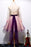 A Line Long Sleeves Tulle Short Homecoming Dresses with Appliques and Flowers - Prom Dresses