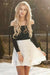 A-Line Off-the-Shoulder Lace Mini Homecoming Party Dress with Long Sleeves - Prom Dresses