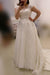 A-line Plus Size Ivory Cap Sleeves Sweep Train Lace Appliques Tulle Wedding Dresses - Prom Dresses