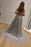 A-Line Sleeveless Silver Backless Fashion Custom Unique Design Long Prom Dresses - Prom Dresses