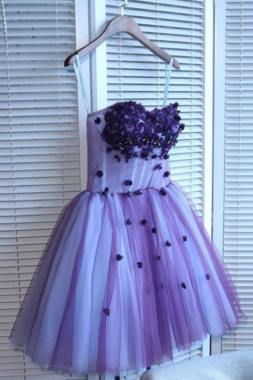 A Line Sweetheart Dress Mini Strapless Juniors Homecoming Dresses - Prom Dresses