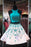 A Line Two Piece Turquoise Homecoming with Beading Formal Short Prom Dresses - Prom Dresses