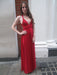 A Line V Neck Floor Length Pleated Red Long Prom Dresses, Red V Neck Formal Dresses, Red Evening Dresses, V Neck Red Graduation Dresses