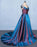 A Line V Neck Sleeveless Prom Dress Spaghetti Straps Long Evening Dresses - Prom Dresses