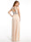 A-Line/Princess Bateau Beading Sleeveless Chiffon Floor-Length Dresses - Prom Dresses