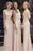 A-line/Princess Long Prom Dress Chic Chiffon Bridesmaid Dress - Bridesmaid Dresses