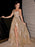A-Line/Princess One-Shoulder Sleeveless Ruched Sweep/Brush Train Dresses - Prom Dresses