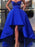 A-Line/Princess Satin Ruffles Sweetheart Sleeveless Asymmetrical Dresses - Prom Dresses