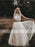 A-Line/Princess Sleeveless High Neck Tulle Beading Floor-Length Dresses - Prom Dresses